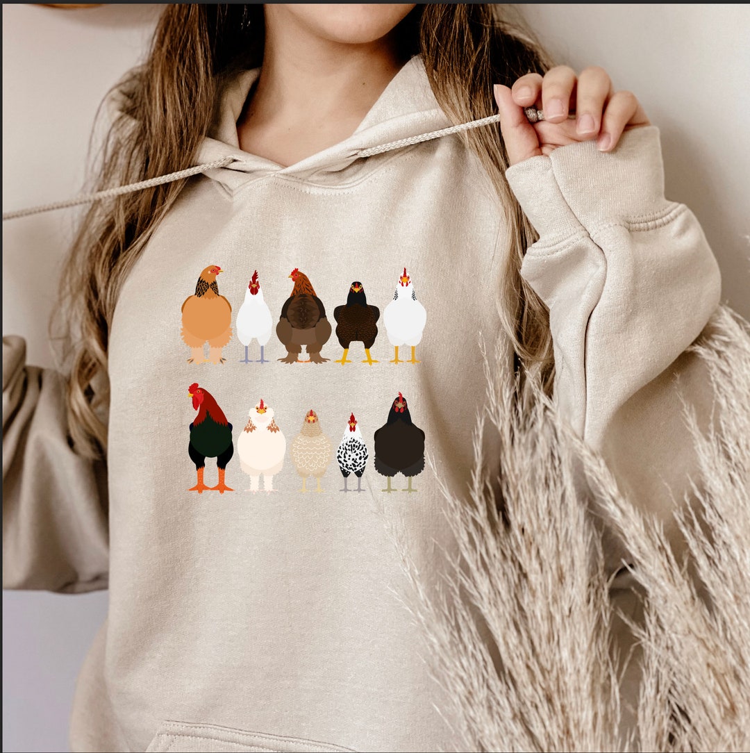 Women Chicken Shirt, Mothers Day Woman Sweatshirt Chicken Hoodie ...