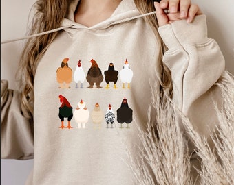 Chicken Sweatshirt - Etsy