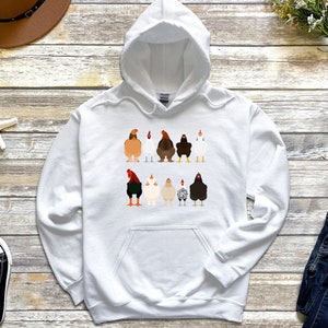 Women's Chicken Lover Tshirt - Farm Mom Cute Chicken Shirt Casual Short Sleeve Tee
