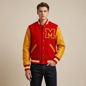 MJ Thriller Letterman Michael Jackson Varsity Bomber Jacket Halloween Party Jacket Gift For Him