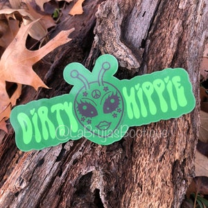 Dirty Hippie *vinyl sticker* - & water-resistant