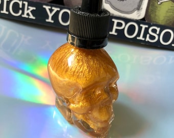 Huile Skeleton SHIMMER - huile hydratante pour le corps - huile éclatante pour la peau - huile corporelle entièrement naturelle