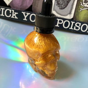 Skeleton SHIMMER oil - hydrating body oil - glowing skin oil - all natural body oil