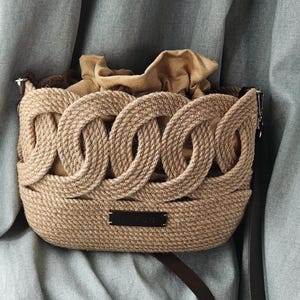 Instructions de couture de sacs en corde de jute/tutoriel/secrets et nuances/sur une machine à coudre domestique/instructions détaillées/vous pouvez tout faire