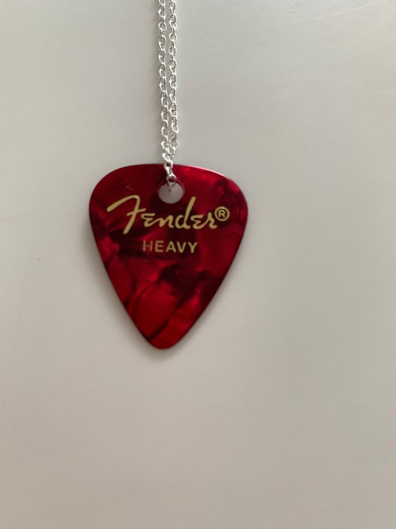 Stranger Things, Eddie Munson Silver Plated Guitar Pick Necklace. Etsy