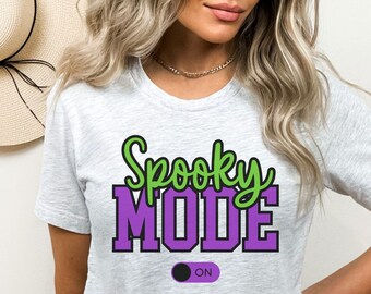 Spooky Mode Shirt, Halloween T Shirt, Halloween Party Shirts,Halloween tee, Halloween Funny Shirt,  Halloween gift, Spooky shirt, Spooky tee
