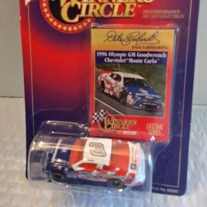 NASCAR No. 3 Dale Earnhardt 1996 Olympia Goodwrench Monte Carlo mit Karte, IOP