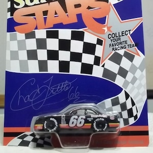 1992 Chad Little No. 66 Philips 66 black NASCAR racing car by Matchbox