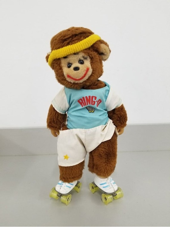 Vintage 1983 RING O Skating Musical Monkey in Working Condition