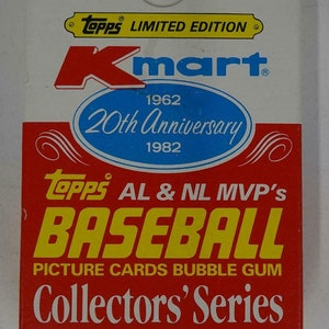 Topps Limited Edition 20-jähriges Jubiläum (1962-1982) Baseball MVP's exklusiv von Kmart (Angebote)