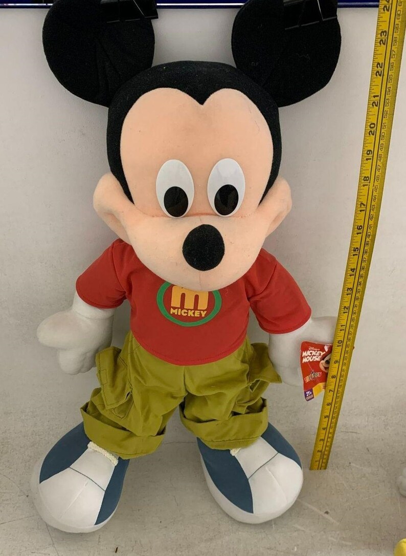 Vintage 1970-2000 - 7 Walt Disneys Musse och Mimmi Pigg plyschdockor bild 2