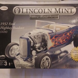 Lincoln Mint 1932 Ford Highboy Roadster Plastikbausatz von Testors w/Box