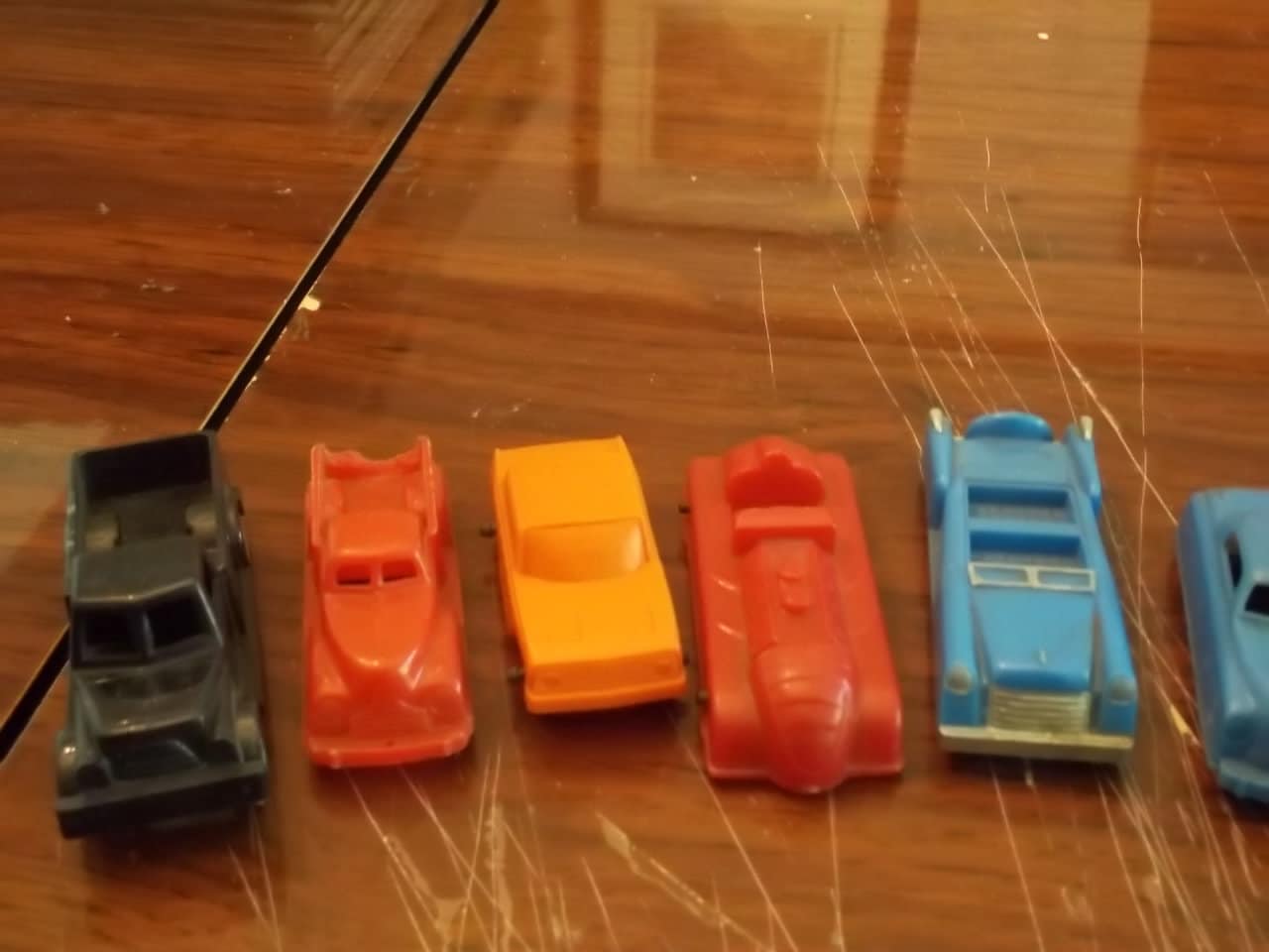 10 Vintage 1950s to 1960s Plastic Toy Cars Renwal U.S.A. Lido