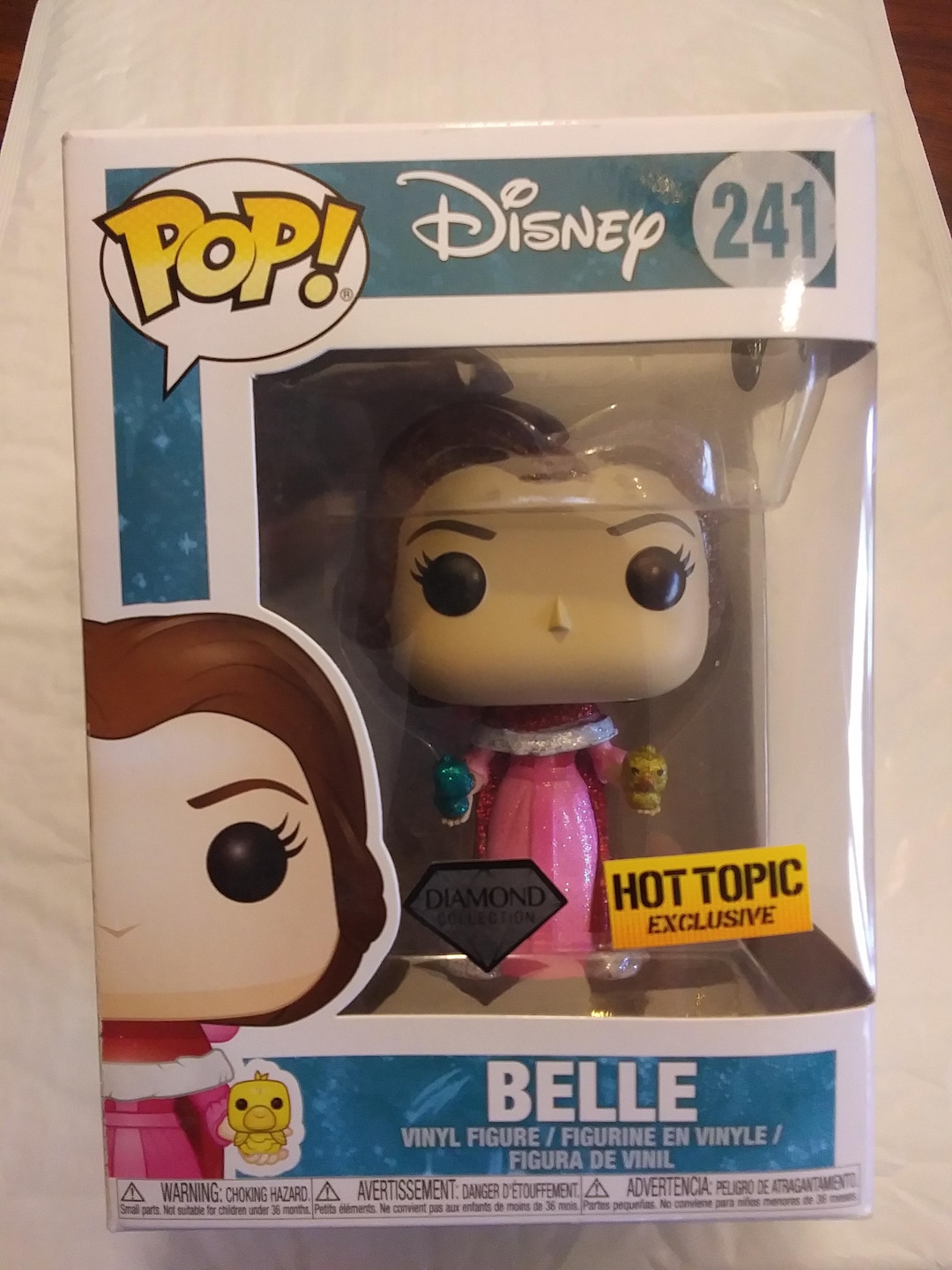 Buy Funko Pop! Disney Diamond Collection Belle #241 Vinyl Figure - Main Image