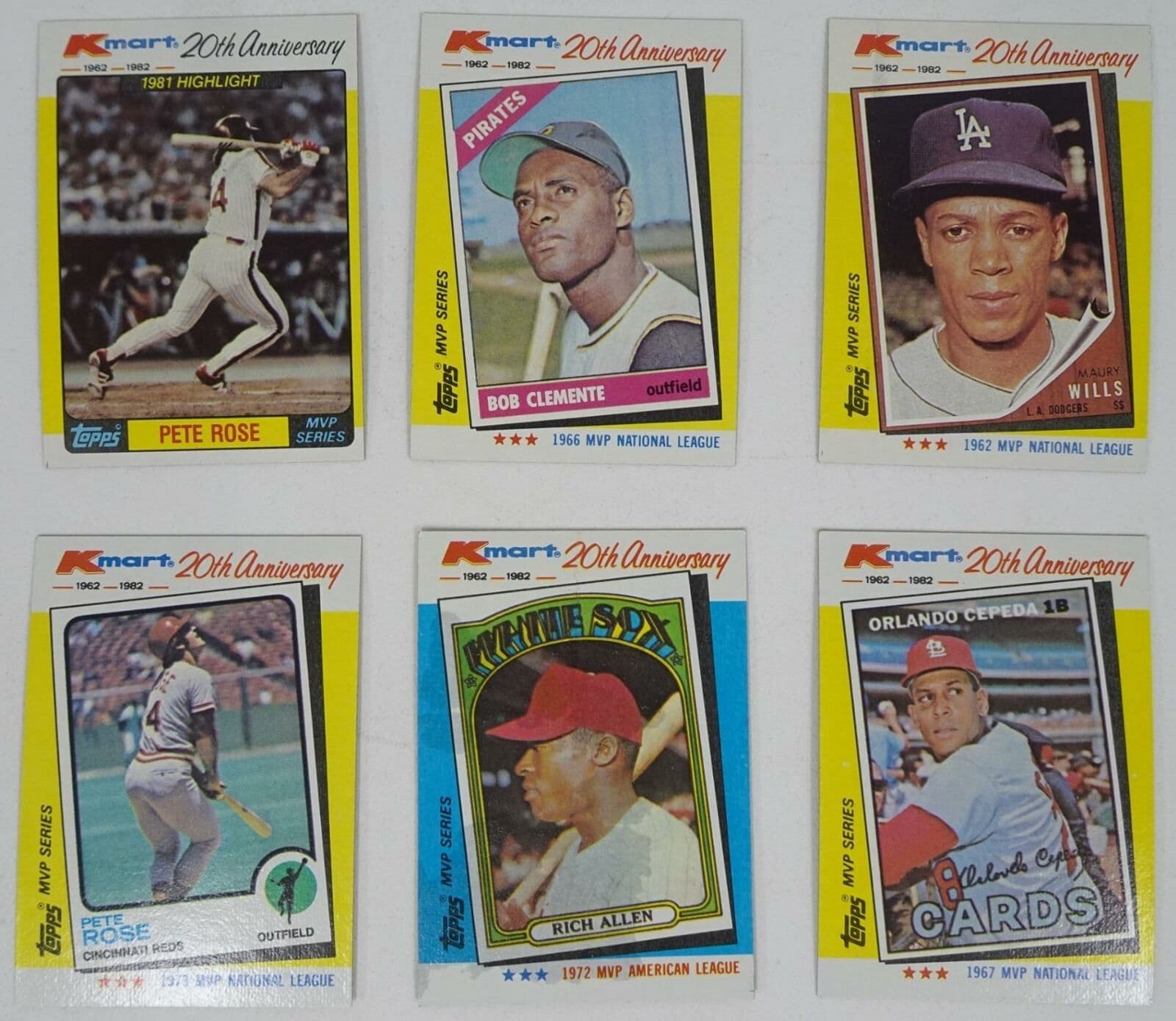 Topps Limited Edition 20th Anniversary 1962-1982 Baseball - Etsy