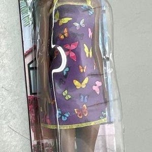 Mattel Barbie Fantasy Hair Doll + Butterfly Dress Doll - New, Sealed image 2