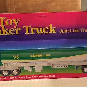 1994 Lights and Dual Sound BP Classic Limited Edition Toy Tanker Truck, MIB