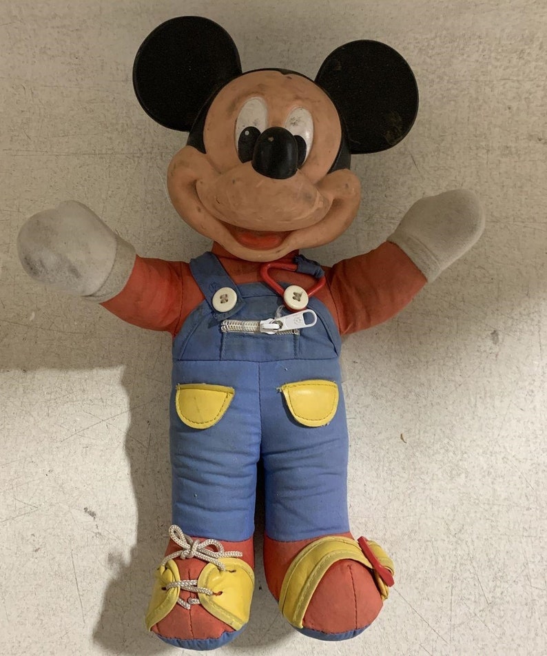Vintage 1970-2000 - 7 Walt Disneys Musse och Mimmi Pigg plyschdockor bild 6