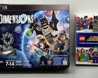 LEGO Batman Dimensions Starter Set 71170 PS3 plus DC Comics Super Heroes  Characters