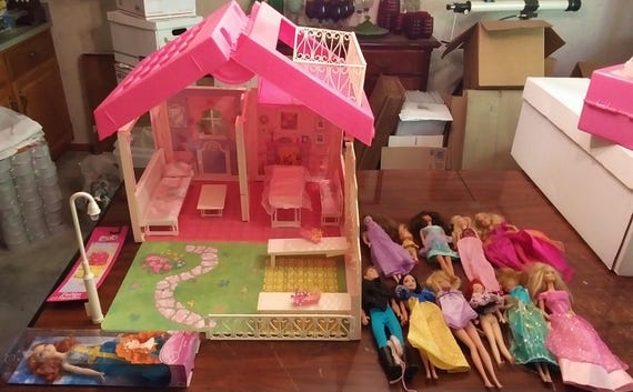 Barbie doll hotel set sale