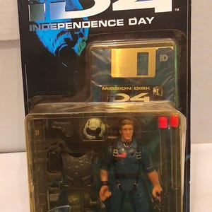 ID4 Independence Day Thomas J. Whitmore Action Figure w/Accessories plus Disc