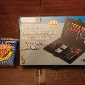 Set d'arte per bambini con più oggetti e custodia di Creatology, IOB - mai usato