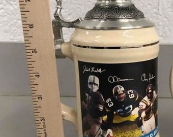 Class of 2012 Pro Football Hall Of Fame inductees covered stein