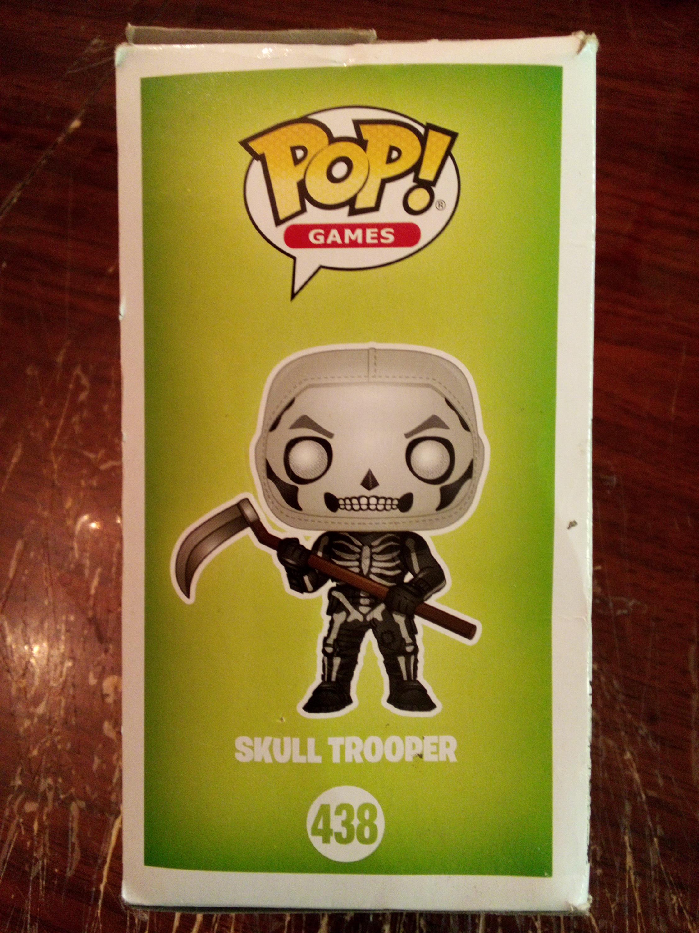 Funko Pop Fortnite Skull Trooper Glow In The Dark Figure - 438 Collectible