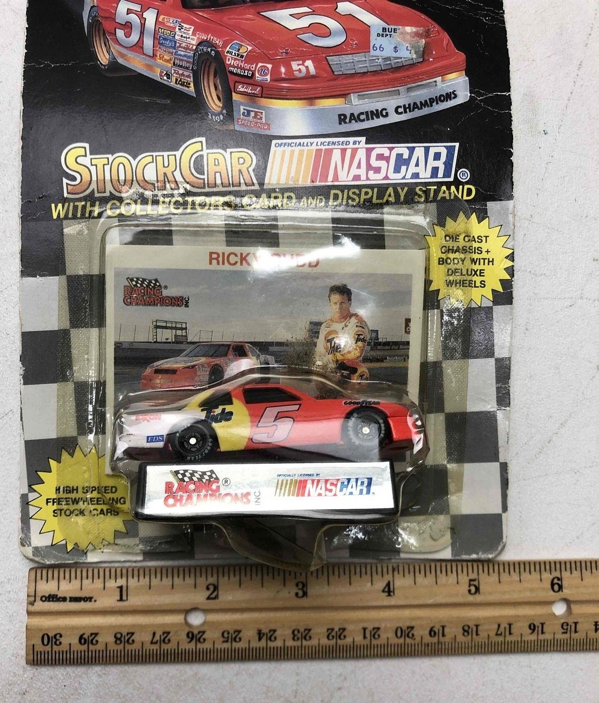 5 NASCAR Dale Earnhardt Hologram & Ricky Rudd Die-cast Collectibles ...
