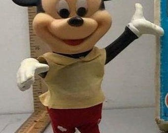 Vintage 1970s Mickey Mouse Walt Disney Productions Hong Kong toy