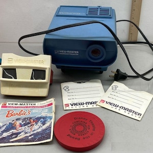 Vintage GAF World Of Disney View Master Theatre In The Round w/Multiple Reels IOB
