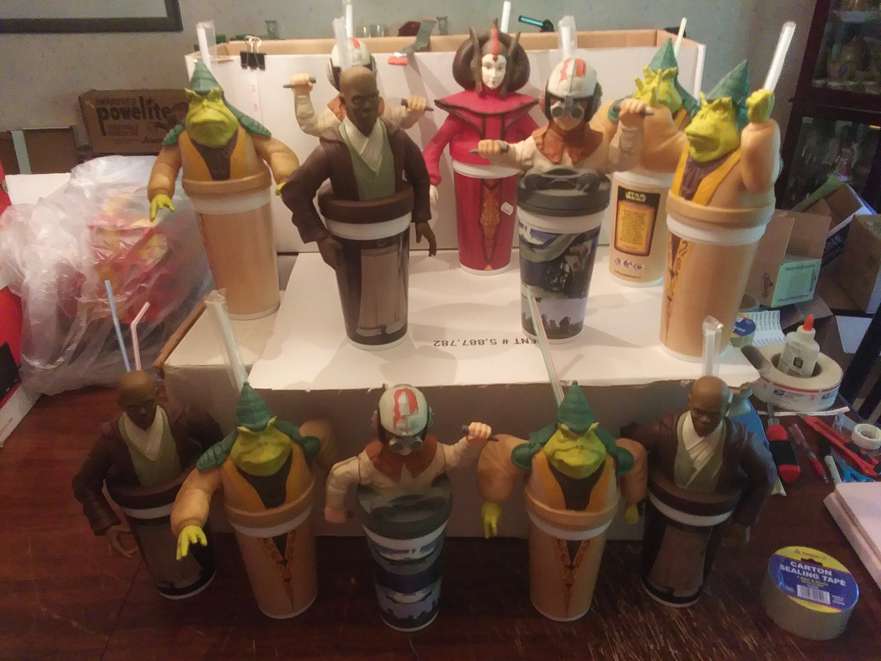 Star wars cup toppers deals