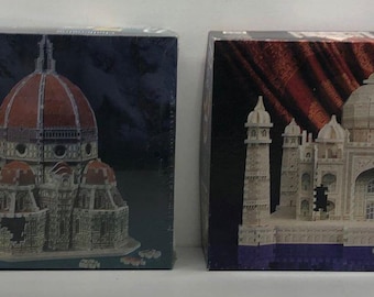 Puzz-3d Bavarian Castle P3D-801 1000 Piece Puzzle Wrebbit Vintage
