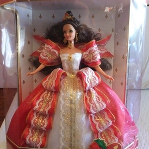 10th Anniversary Happy Holidays Barbie, Special Edition 1997, MIB PLUs 12 more