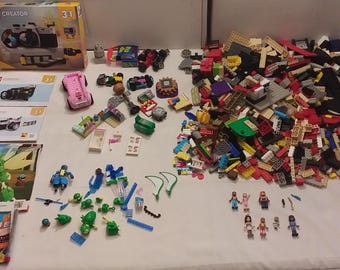 LEGO and Mega Building Bricks & Minifigures - Friends, Pokemon, NASCAR, Creator