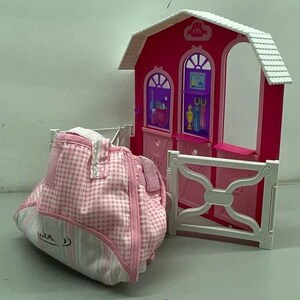 Barbie & Disney Princess Dolls - Ariel, Beast, Horse, Furniture, Wardrobe Closet, Barn image 13