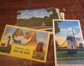 Collection de 41 cartes postales vintage US City, chrome, lin 2 - Touristes, monuments, art et parcs