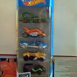 Hot Wheels STREET BEASTS die-cast Fahrzeuge 5er Pack Set, MIB