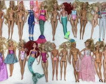 Collection of 25 Vintage Barbie, Disney, Mermaid & More Fashion Dolls
