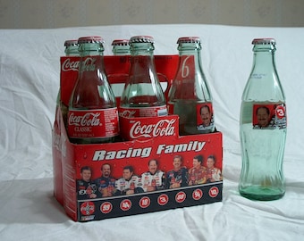 1996 Dale Earnhardt and the NASCAR Racing Family Glass Bottle Coke