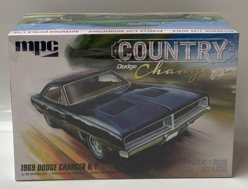 MPC 1969 Country Dodge Charger R/T Model Kit - Factory Sealed - Etsy