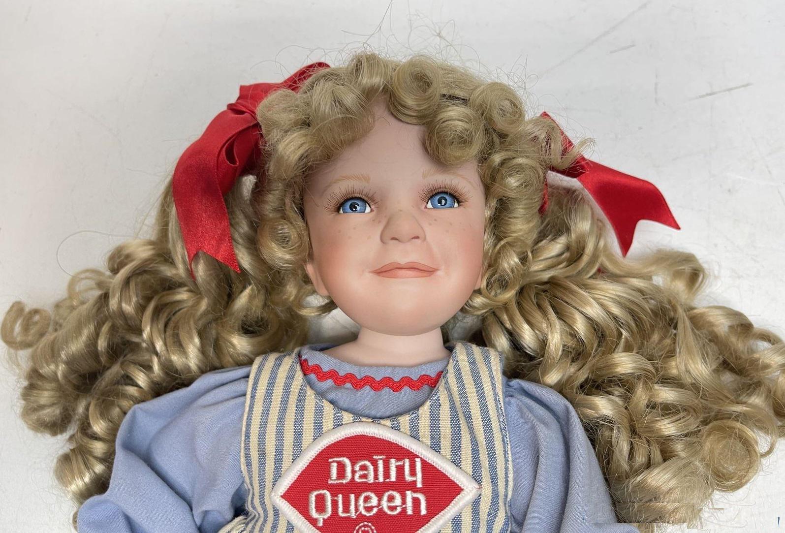 Vintage Jane Bradbury Dairy Queen, Betty Sue Porcelain Doll, Rare