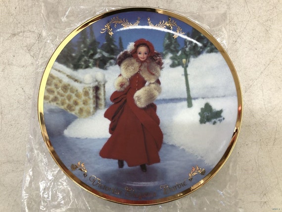 1996 Victoria Elegance Barbie Collector Plate by Hallmark Etsy Ireland