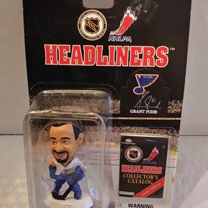 1997 NHL Headliners Grant Fuhr Figure by Corinthian, MIP