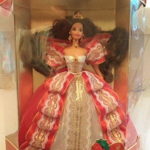 Christmas 10th Anniversary 1997 Happy Holidays Barbie Doll Special Edition, MIB