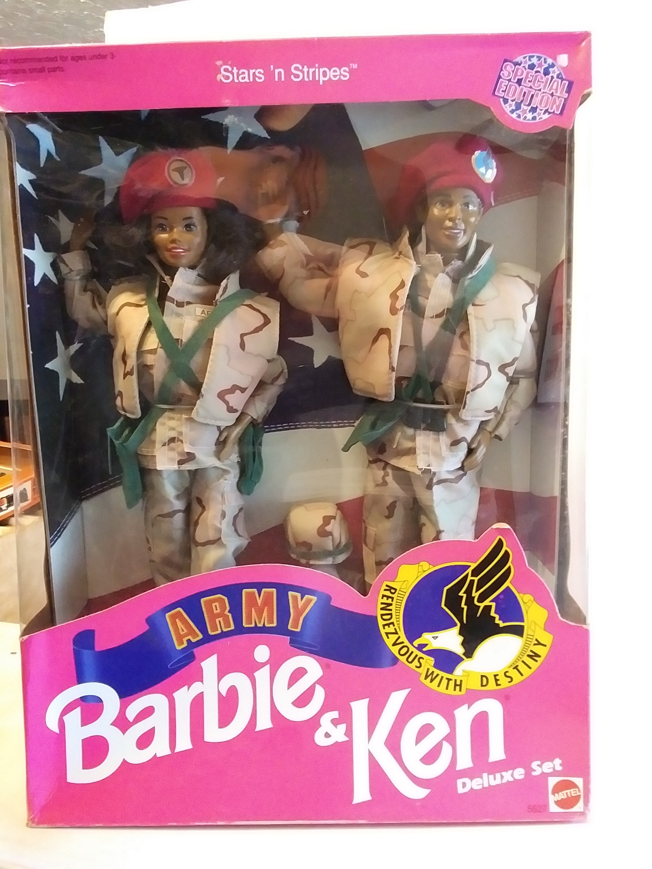 ドール Barbie Army Ken Stars n Stripes by Mattel