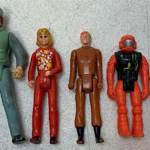 Vintage 1980s Wheeled Warriors, Buddy L, Battlestar Galactica+ Action Figures