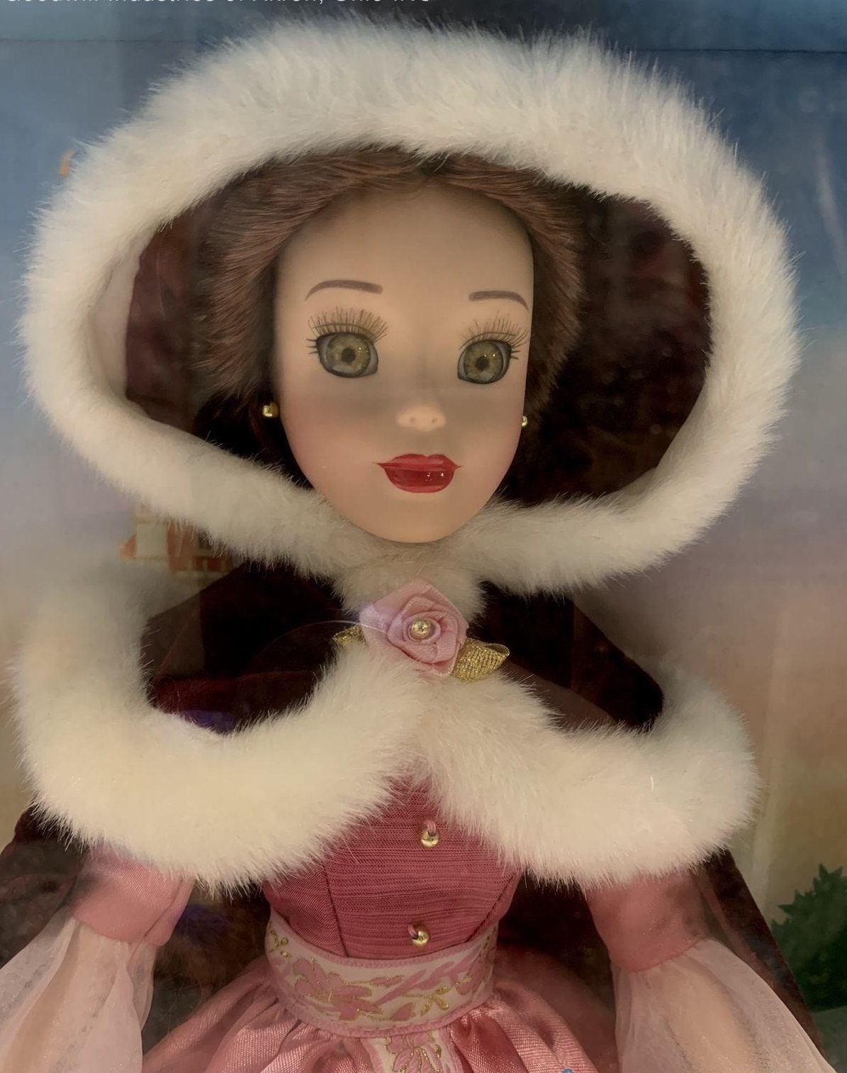 Beauty and the beast porcelain doll sale