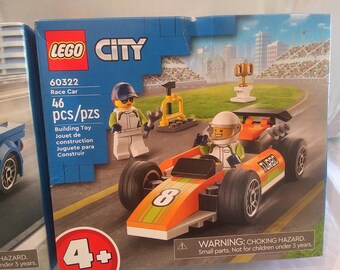 2 City LEGO Police Car and Race Car Sets 60312 & 60322, New Sealed