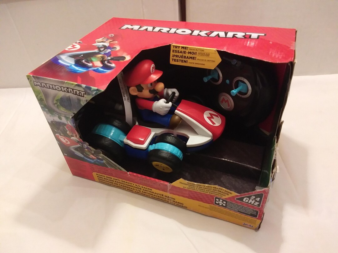 Jakks Nintendo Mario Kart Remote Control Mini Anti-gravity Race Car - Etsy
